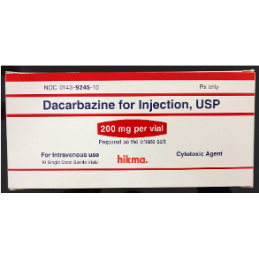 DACARBAZINE 200 MG C/10...